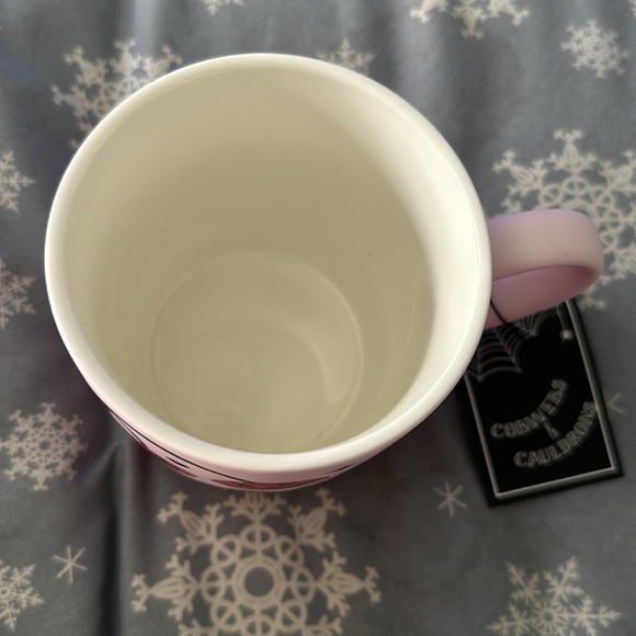 Cobwebs and Cauldrons Pumpkin Cherry Soft Touch Halloween Mug - Picture 3 of 4